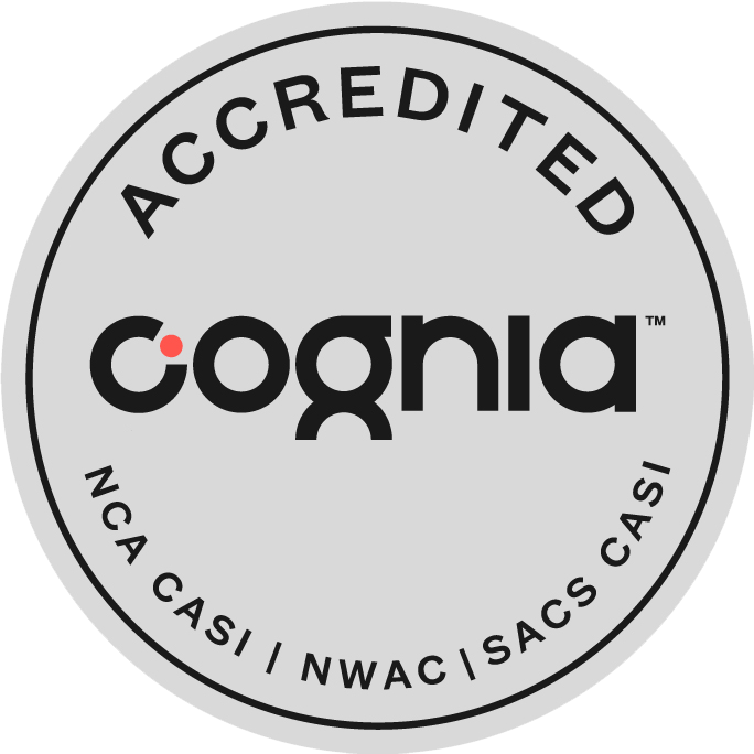 Cognia accreditation badge (Silver)