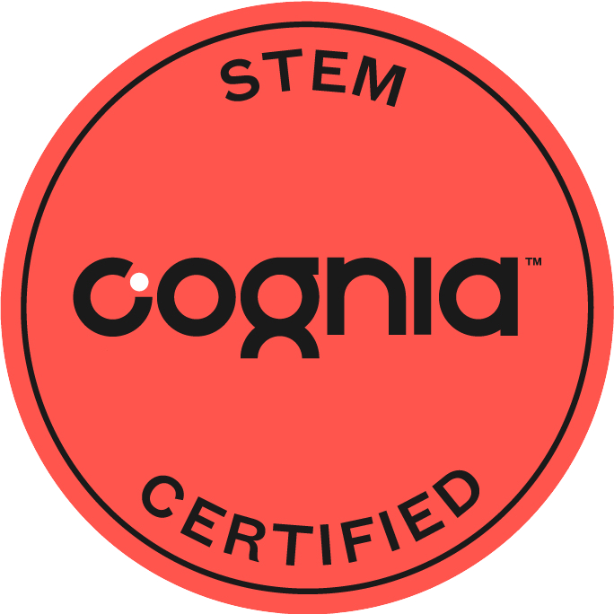 Cognia STEM badge (Red)